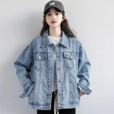 jacket denim casual pocket (130803) CHN 38 - jacket anak perempuan (ONLY 2PCS)